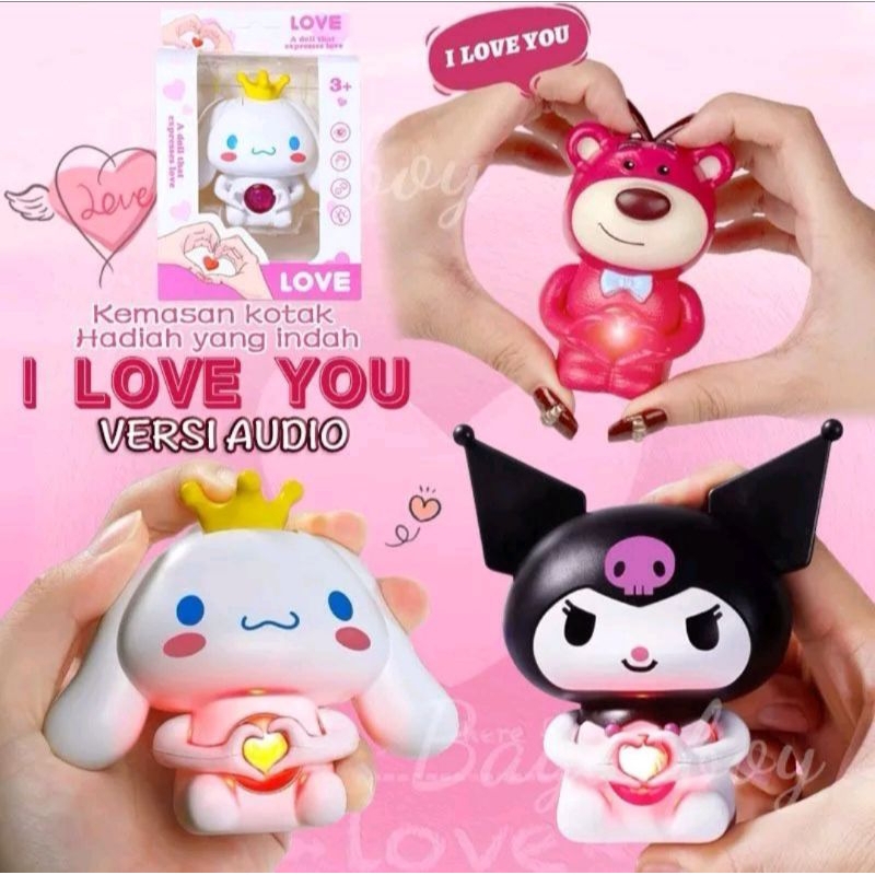 boneka love you lucu