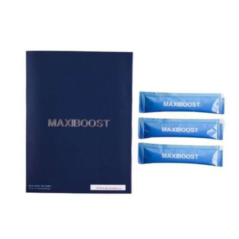 

MAXIBOST + (FREE KOPI DJINGGO 1 SACHET) HARGA 1 BOX ISI 10 SACHET 100% ORIGINAL