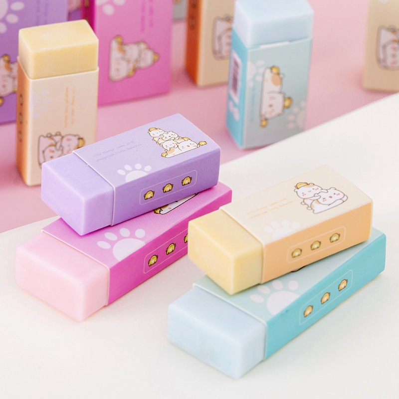 

[GROSIR ATK] PENGHAPUS BERNUANSA PASTEL HAPUS DENGAN GAYA / PENGHAPUS SERBAGUNA ELASTIS WARNA WARNI