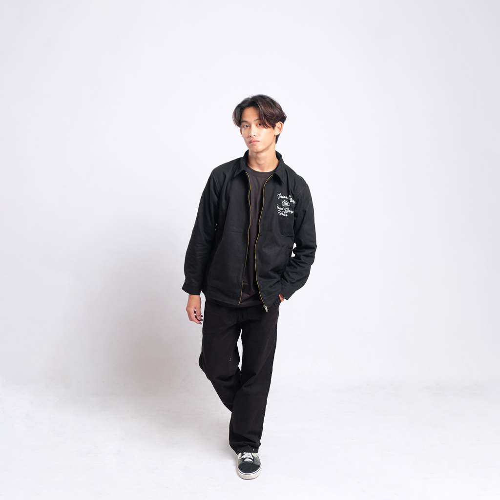 Throoxoriginal Deck Jacket Laundrup Black  || Deck Throox