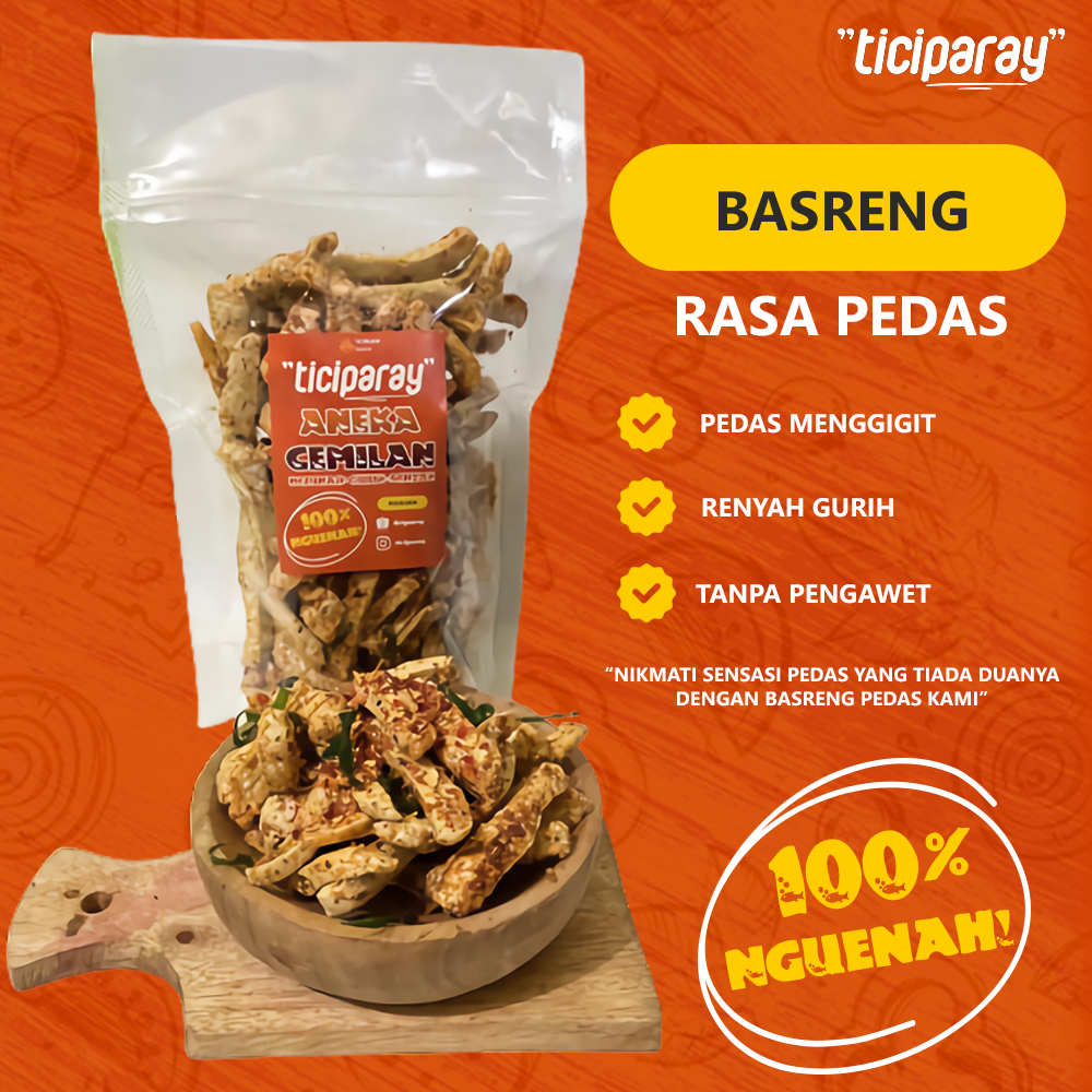 

BASRENG | PEDAS DAUN JERUK | BAKSO GORENG TICIPARAY 150 GRAM | MAKANAN RINGAN