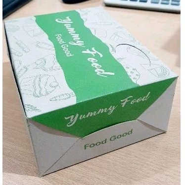 

isi 50 dus snack box kraft yummy food uk 12x12 12x14 12x16