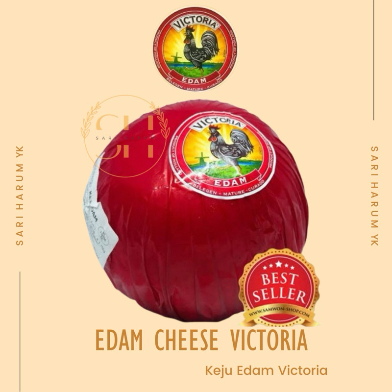 

Edam Cheese | Keju Edam bola utuh | Keju edam | Keju kastangel | Keju edam victoria