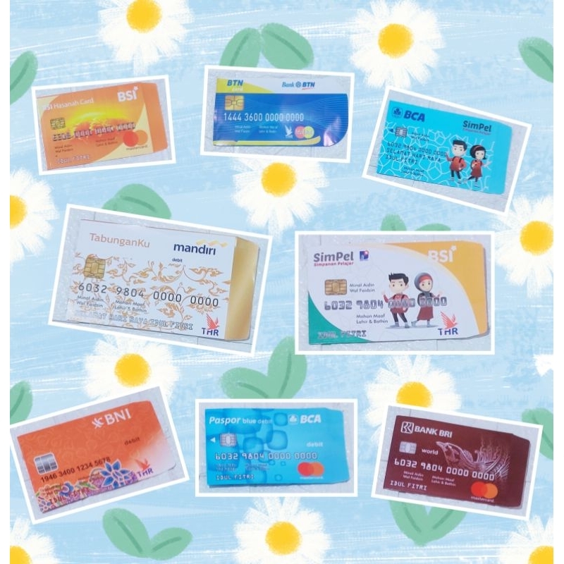 

Amplop THR LEBARAN Motif ATM Per Pack isi 50 Lembar