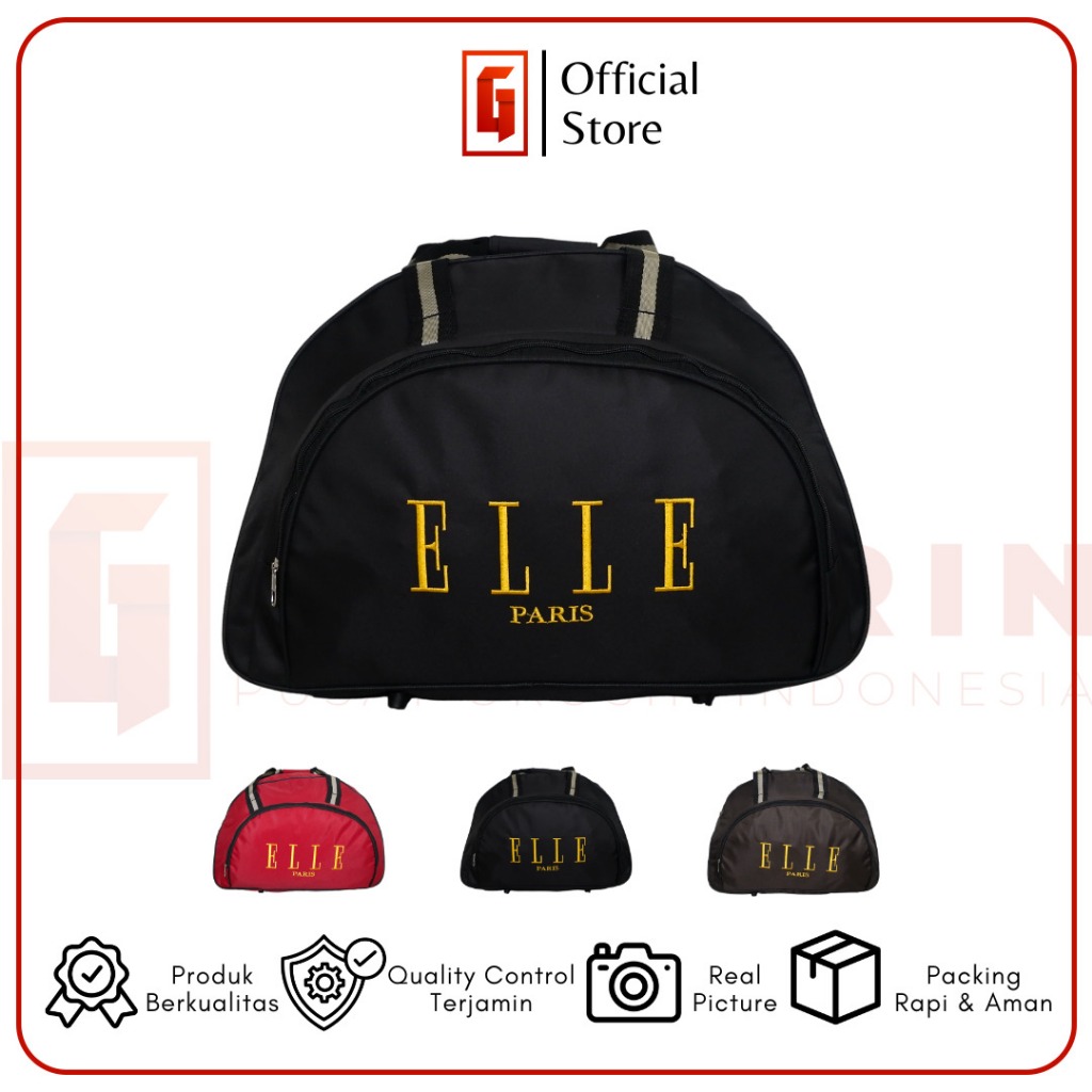 Grosirinaja Official Tas Pakaian Jumbo Tas Travelling Pria Wanita Ukuran 42 x 23x 30 cm Bahan Parasu