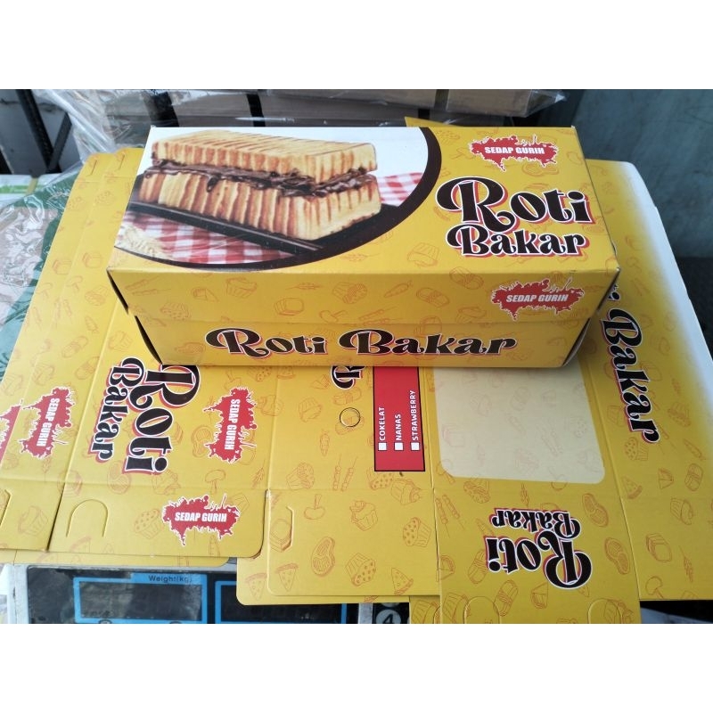 

Dus roti bakar isi 10pcs / 20pcs sedap gurih laminasi 20x9cm