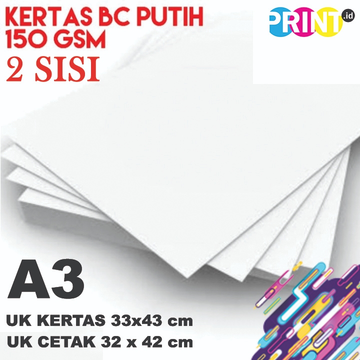 

Print A3+ Art Paper BC 150gr 2 SISI
