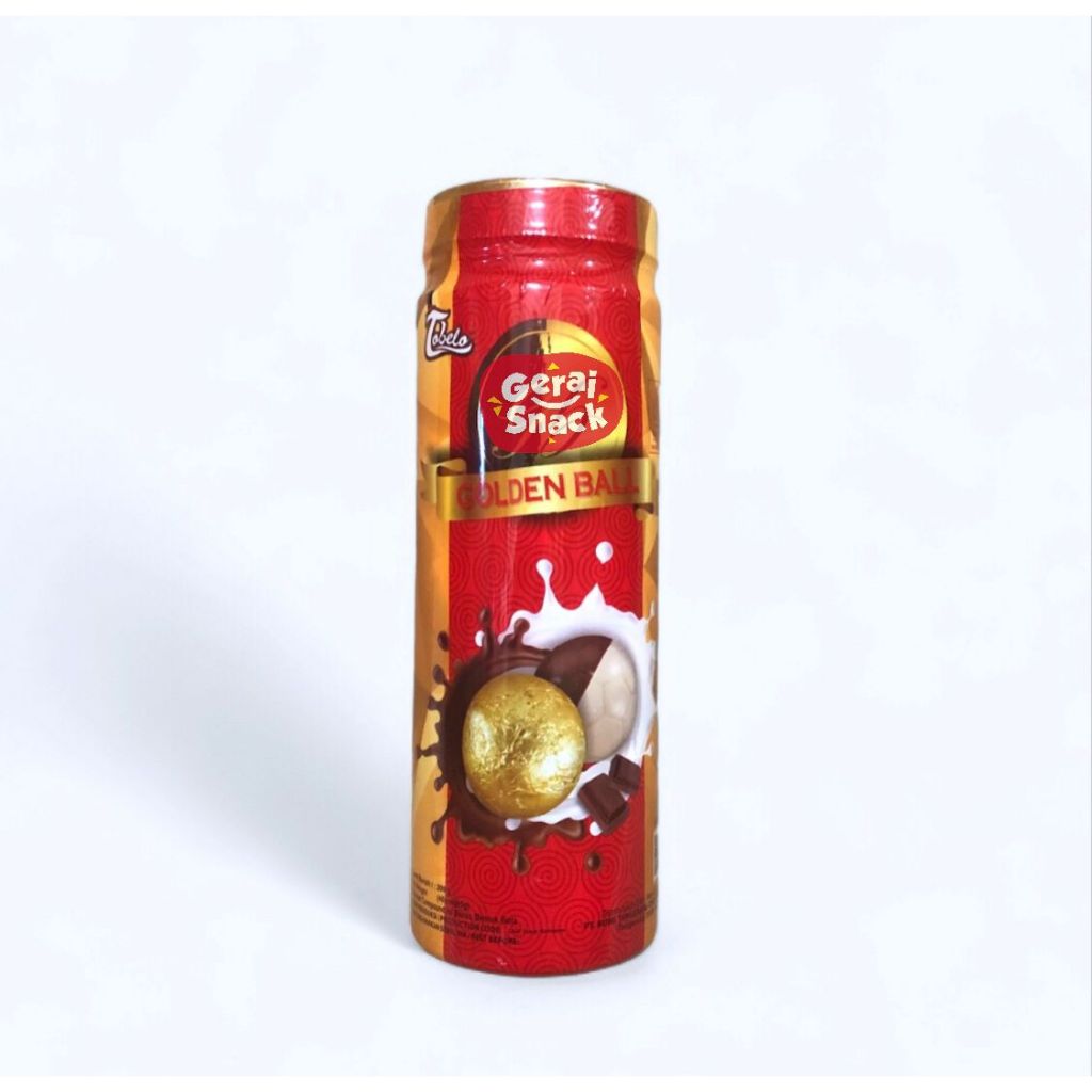 

Golden Balls Tobelo 1 JAR isi 40 Pcs Cokelat Bola isi Beras Crispy