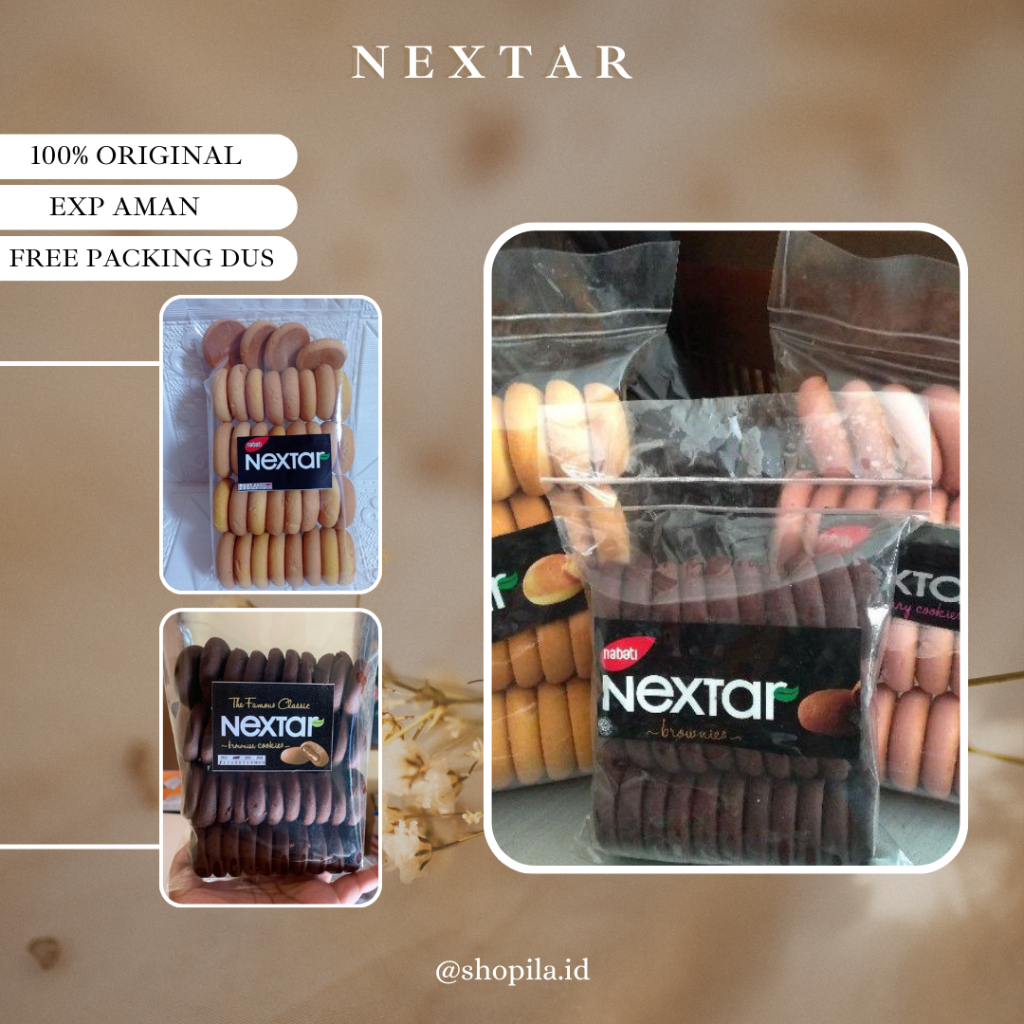 

400gr Nextar Nastar Choco Delight Snack Kiloan