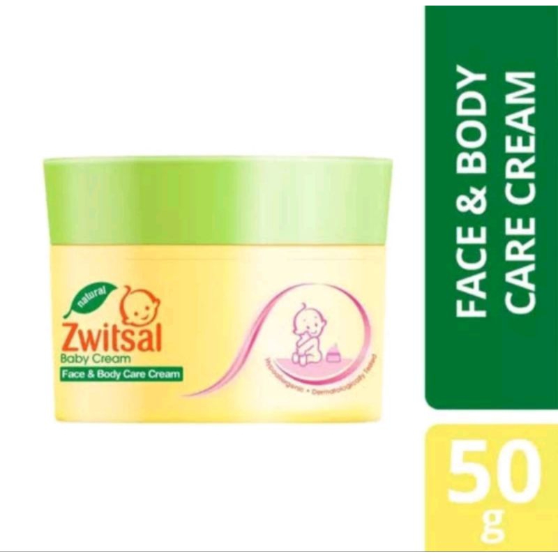 Zwitsal Face & Body Cream 50g / Cream Wajah & Badan Bayi