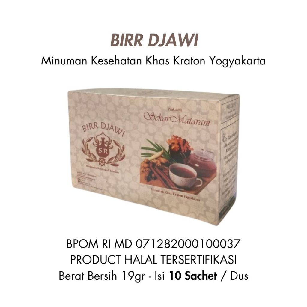 

Birr Djawi | Minuman Kesehatan Khas Kraton Yogyakarta