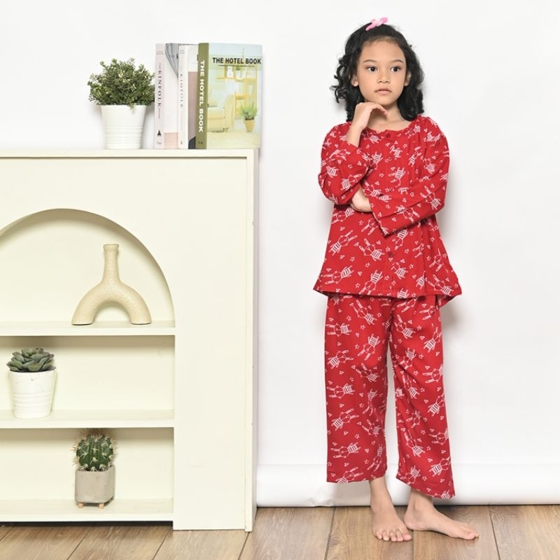 PIYAMA ANAK TANGAN PANJANG HABEL