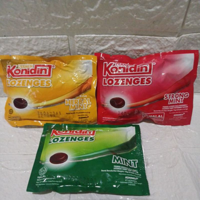 

PERMEN KONIDIN LOZENGLES 6X2,5GR
