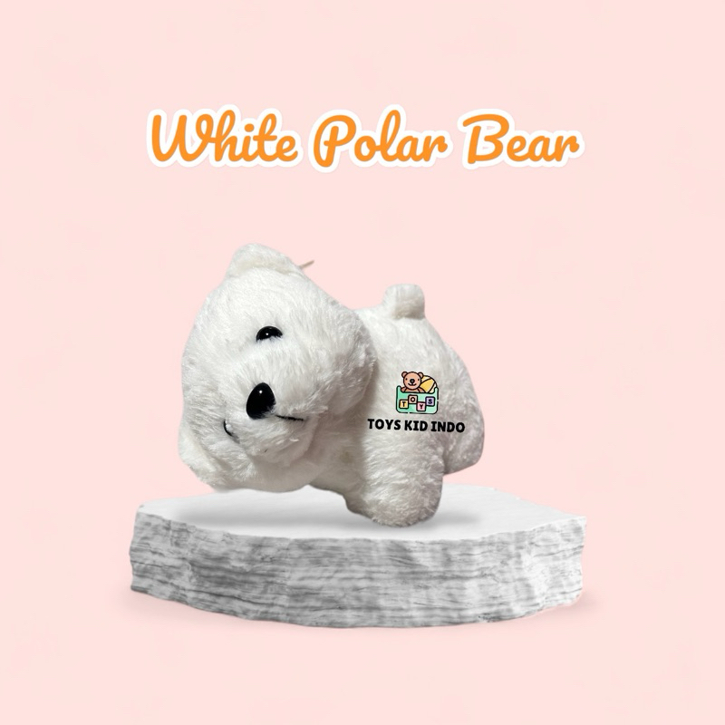 MAINAN BONEKA POLAR BEAR BERUANG KUTUB GIFT KADO HADIAH ULANG TAHUN