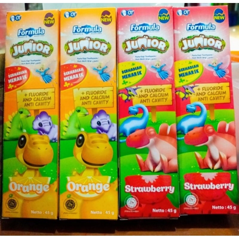 Pasta Gigi Anak Formula - Pasta Gigi Formula Junior 45gr