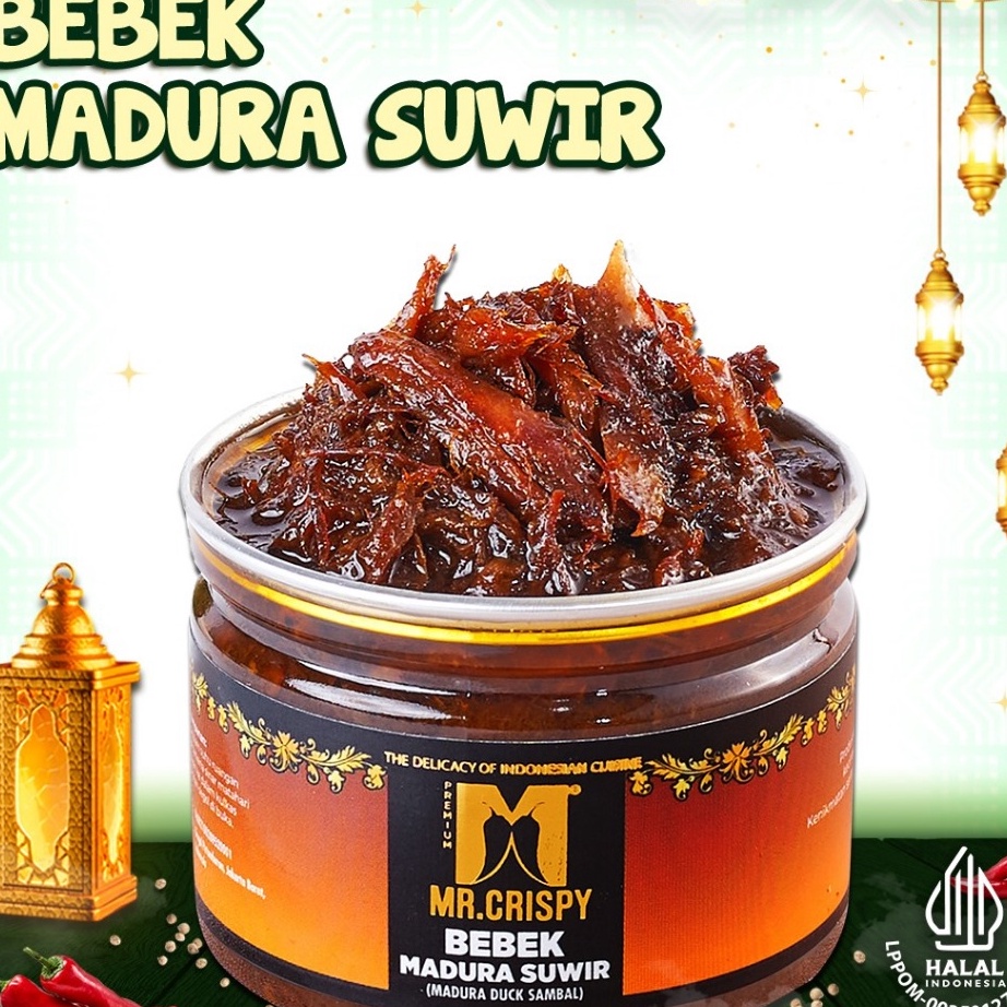 

STOK SIAP COD Bebek Madura SuwirSambel Bebek MaduraBumbu Ireng Asli Madura MrCrispy