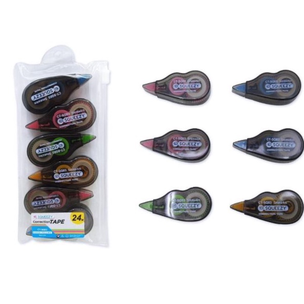 

DYH489 PALING AMPUH CORRECTION TAPE 1 set isi 6 TIPEX KERTAS MURAH 24 METER TIP EX TIPE X
