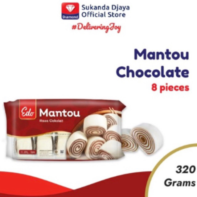 

Edo Mantou Chocolate 320 Gr Roti Sepan