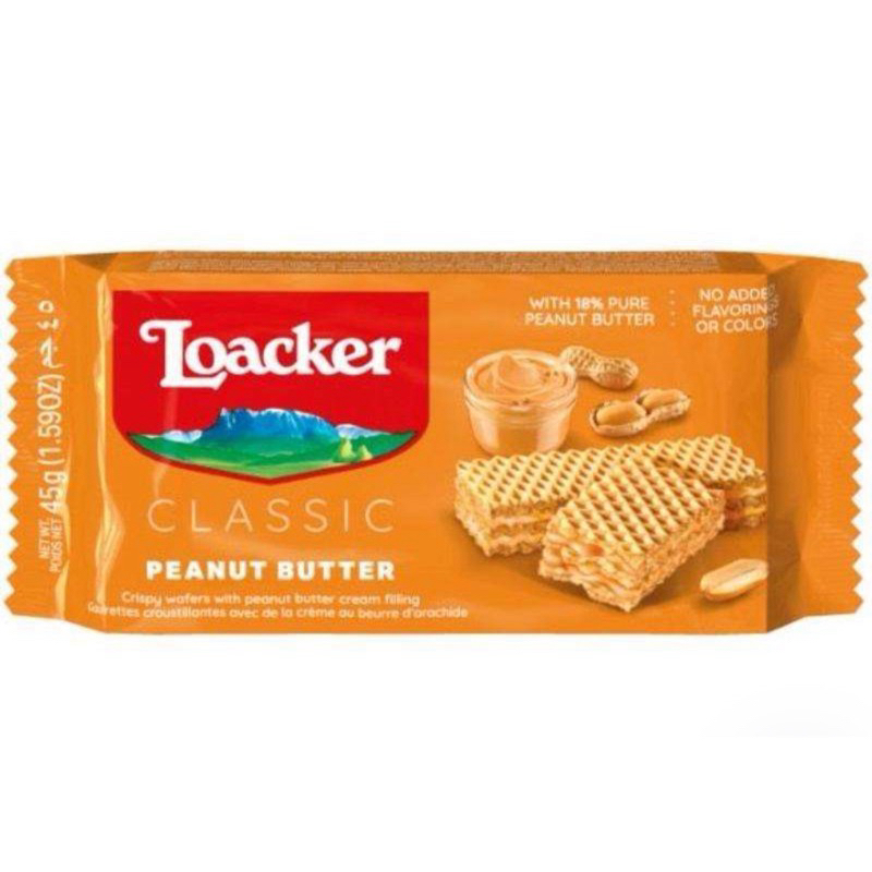 

Loacker Peanut Butter 45 gr NEW