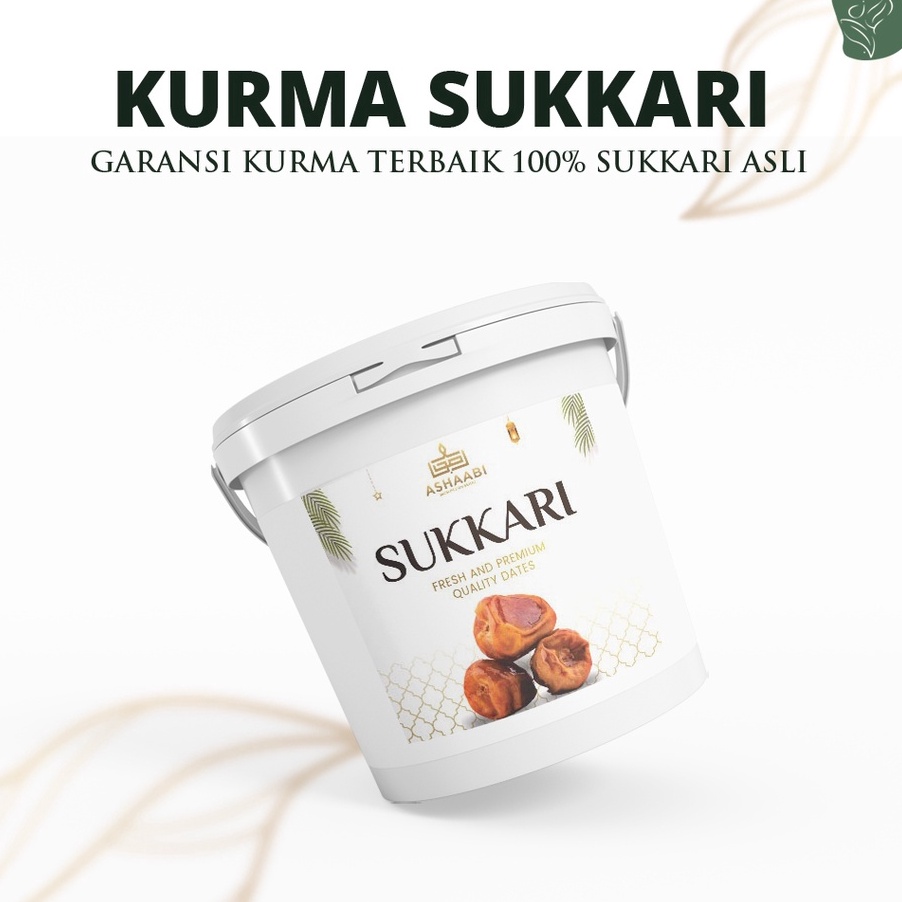 

COD Kurma Sukari Ember Al Qosim Premium Grade A Kurma Basah Sukari