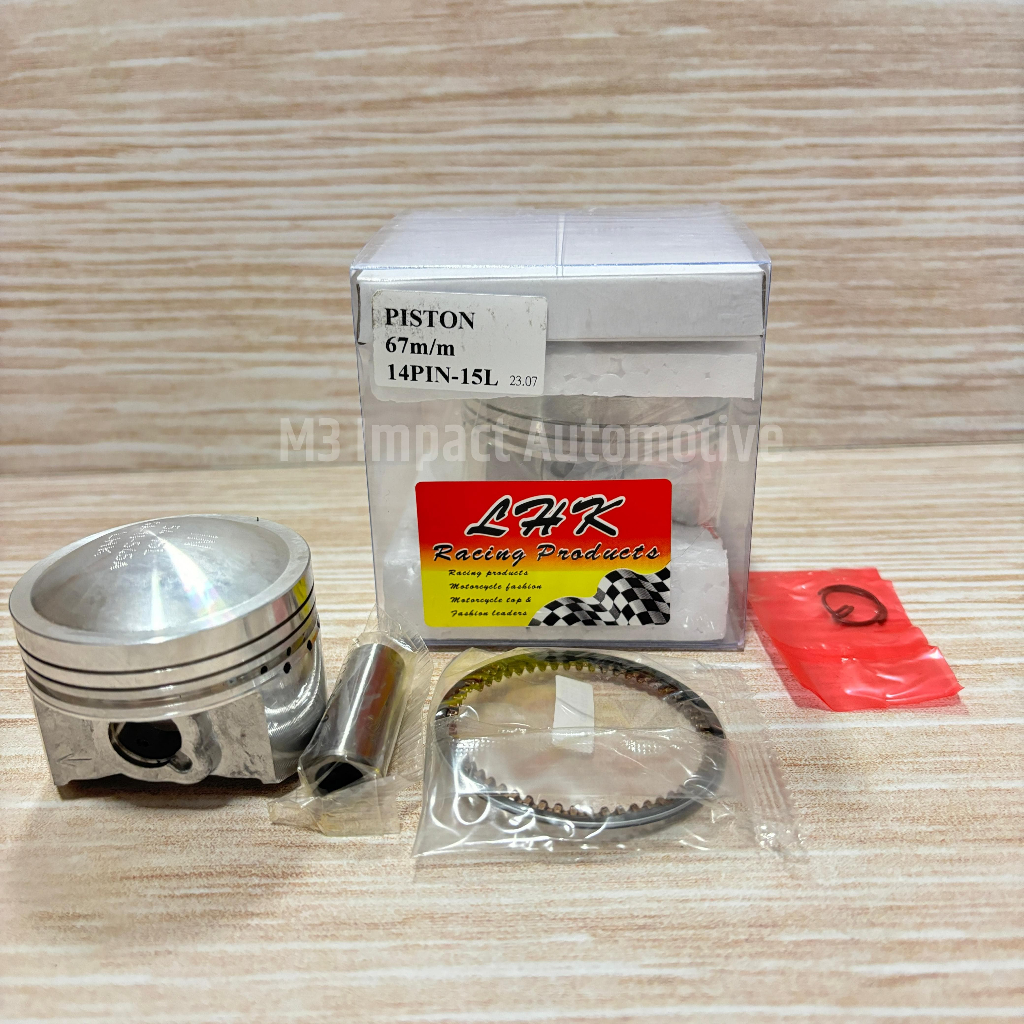 piston LHK seher kit set pen 14 pin 14 ukuran 67mm ORIGINAL LHK THAILAND BOSKUHHH.