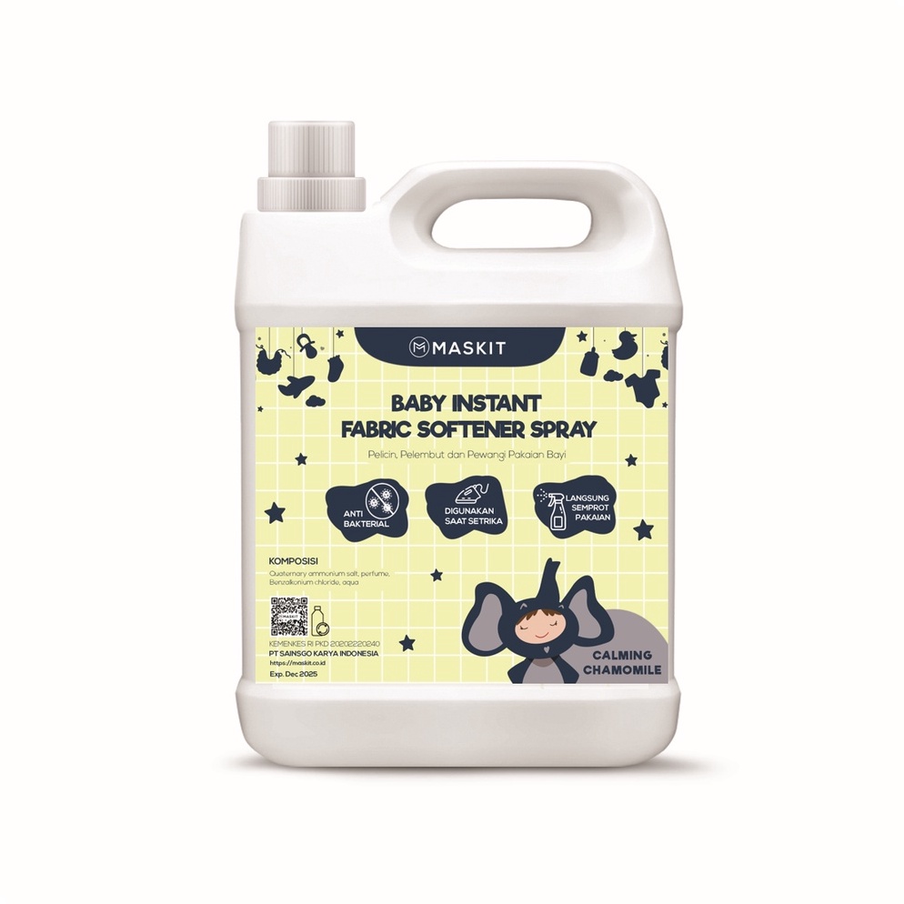 Cww589 Splash Baby Fabric Softener Spray  Jerigen 1L  Pelembut Pewangi Setrika Baju Bayi Maskit