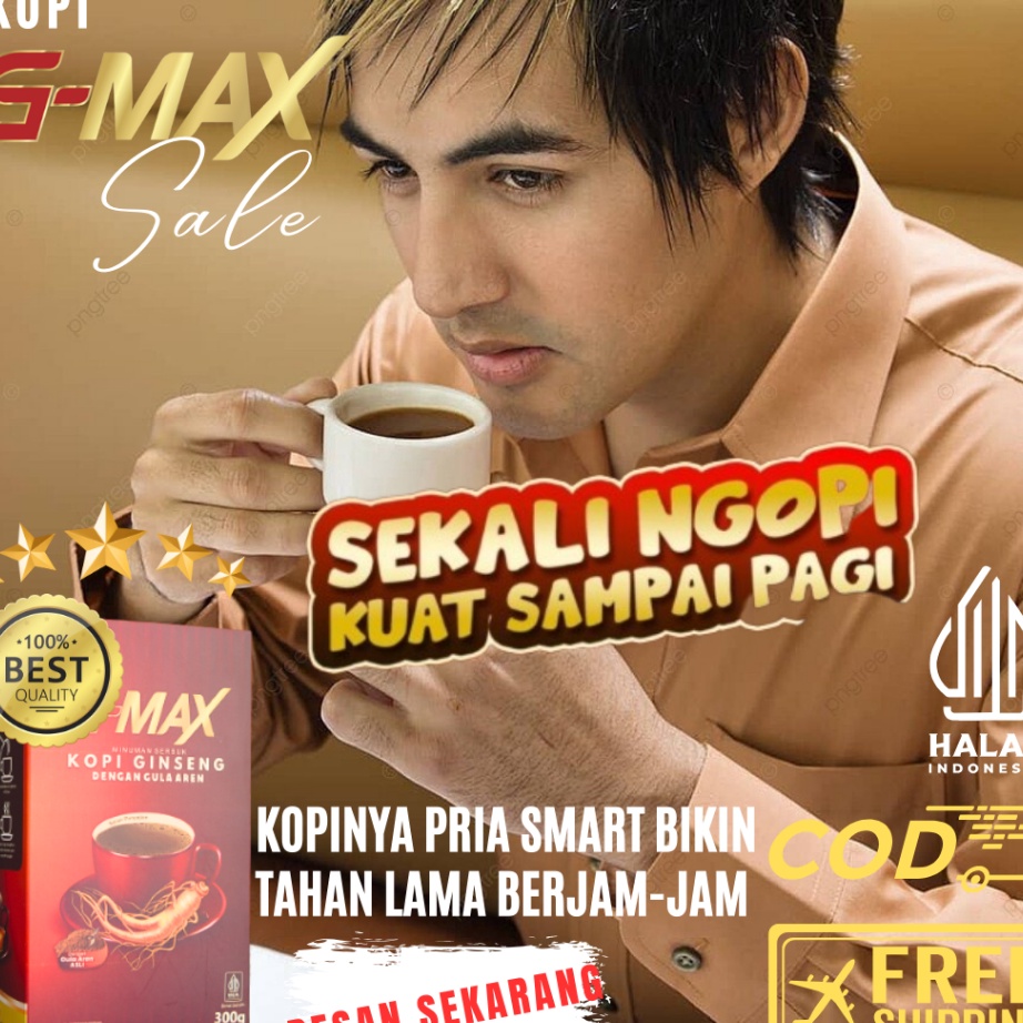 

FSASH SALE GMAX Kopi Stamina Kopi Kuat Tahan Lama 1 Original Meningkatkan Stamina Pria Tanpa Efek Samping Dari Herbal Alami