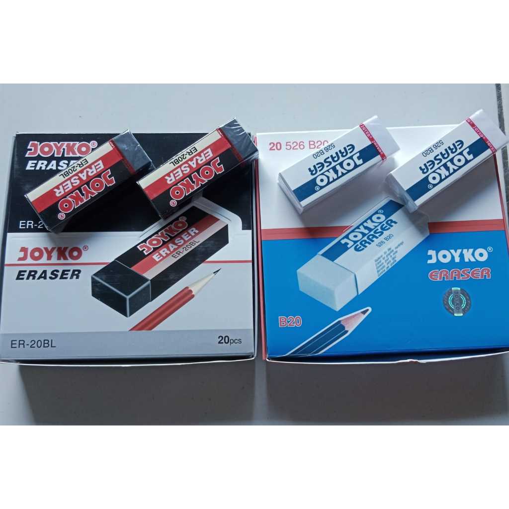 

Joyko Eraser / Penghapus Joyko 526 B20 PUTIH / HITAM