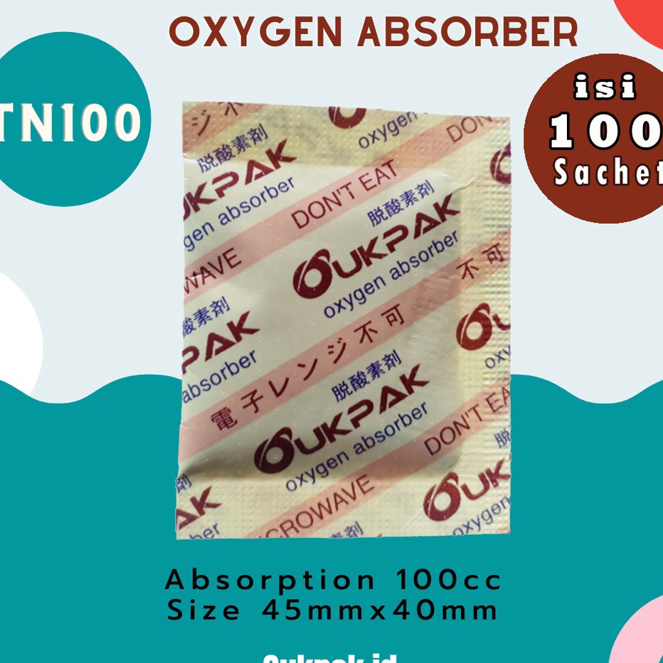

MEGA SALE OUKPAK Pengawet Makanan 1cc Oxygen Absorber Oksigen food grade