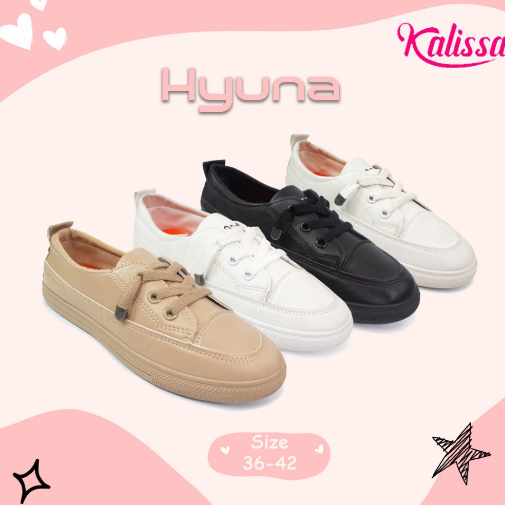 Harga Bersahabat Kalissa Hyunna Sepatu Casual Flat Shoes Pansus Wanita Import Premium Quality Bahan 