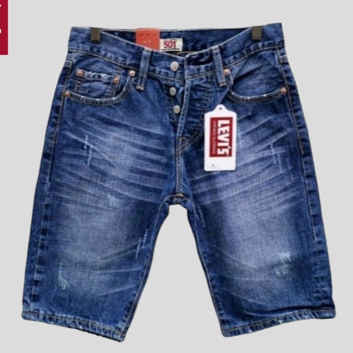 Penjualan TerbaikCOD Celana Jeans Pendek PriaCelana Jeans Pendek KasualFashion PriaCelana Pendek Dis