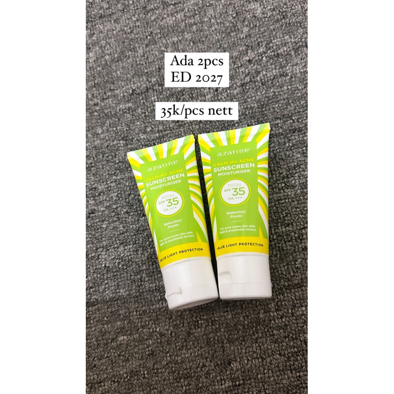 Azarine Sunscreen Calm My Acne