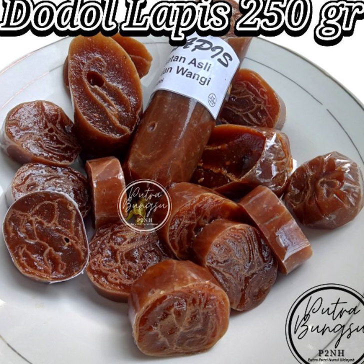 

COD Dodol Betawi Asli Lapis Khas Tangerang 25 gram Enak Harum Halal