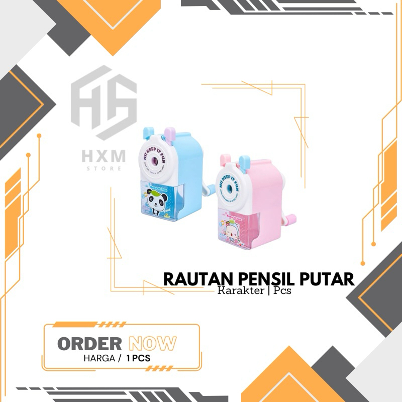 

Rautan Pensil Putar / Rautan Rotary Karakter