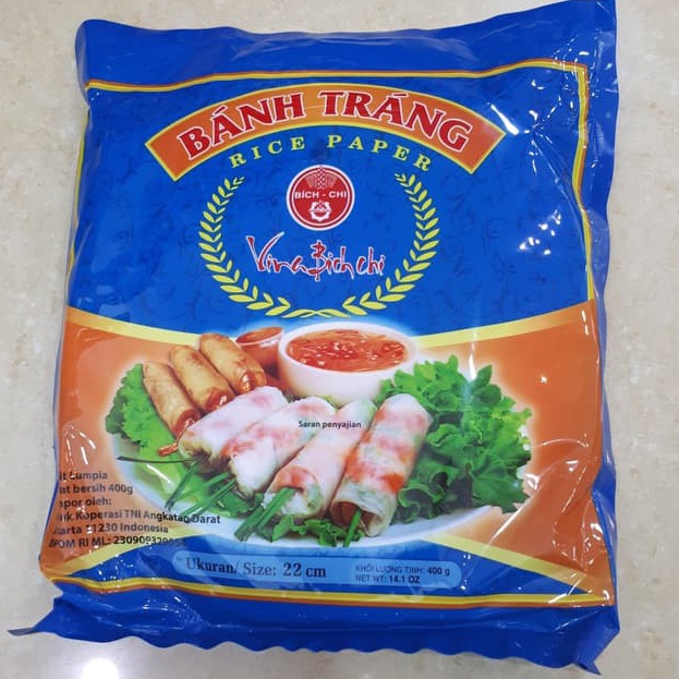 

V44859 Rice Paper Vietnam Banh Trang BichChi Kulit Lumpia Bantrang Banhtrang Ban Trang Asli Vietnam