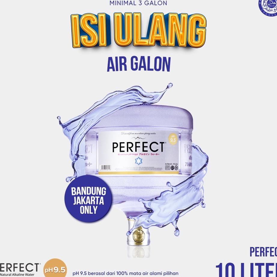 

Ready Stok Isi Ulang Air Galon Perfect Alkaline