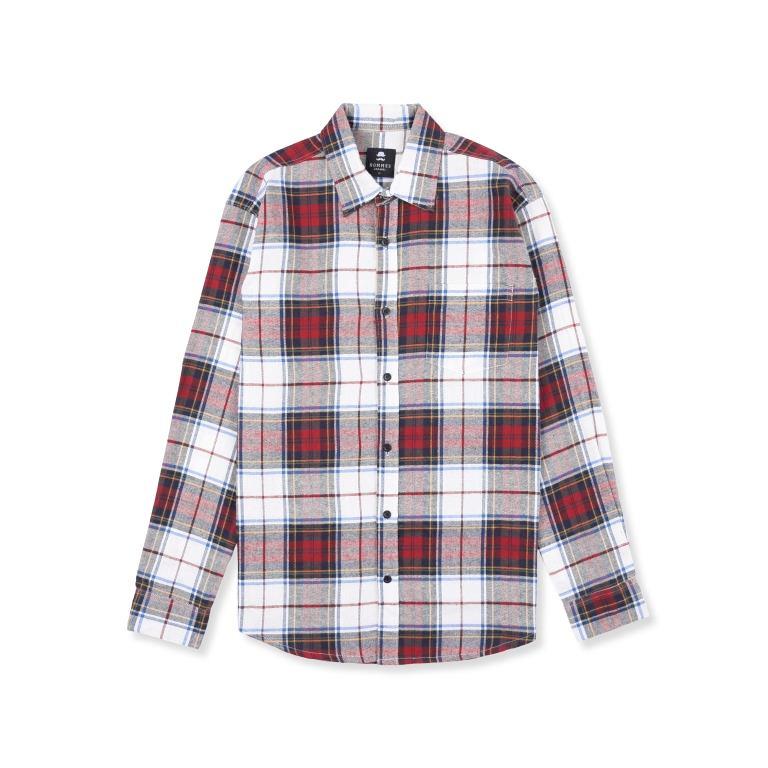 Hommes Apparel FS077 Giorgian Red Flannel Shirt