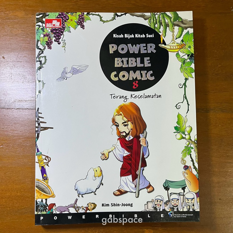 [PRELOVED] POWER BIBLE COMIC Kisah Bijak Kitab Suci 8 Terang Keselamatan by Kim Shin Joong | Buku Ko
