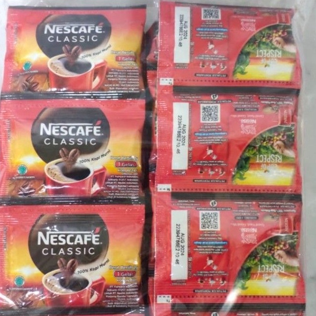 

V44859 Nescafe Classic Sachet 2gr 1 pack isi 6 sachet