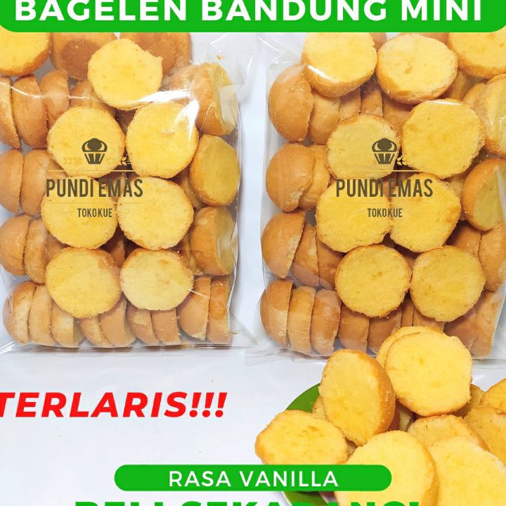 

KODE 77 Bagelen Bandung Mini Vanilla Roombutter Roti Kering Bagelan Kiloan 25 Gram