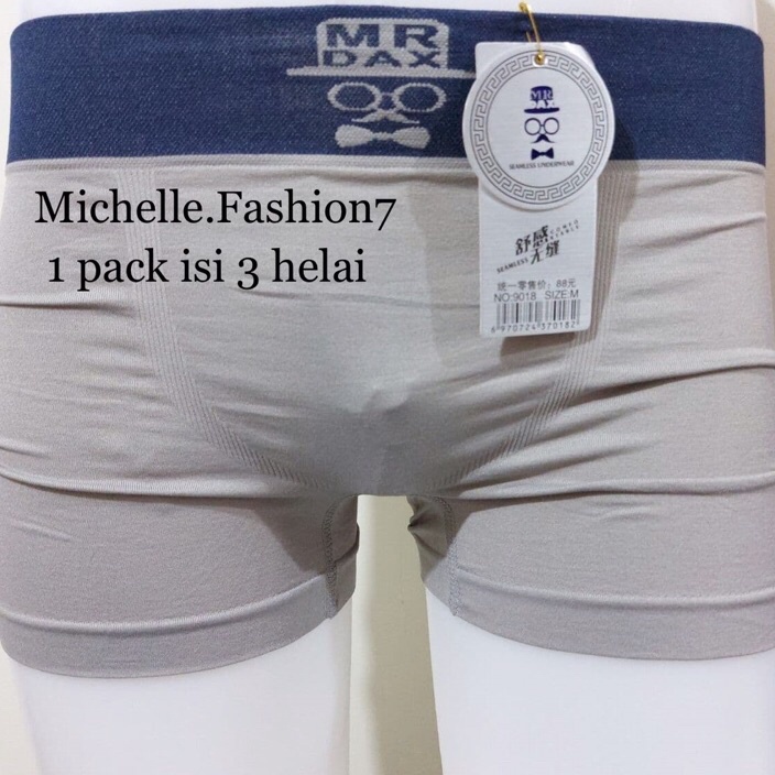 55 COD Boxer MrDax  Celana Dalam Boxer Pria Rajut Tanpa Jahitan  Boxer pria  Cd pria  Boxer