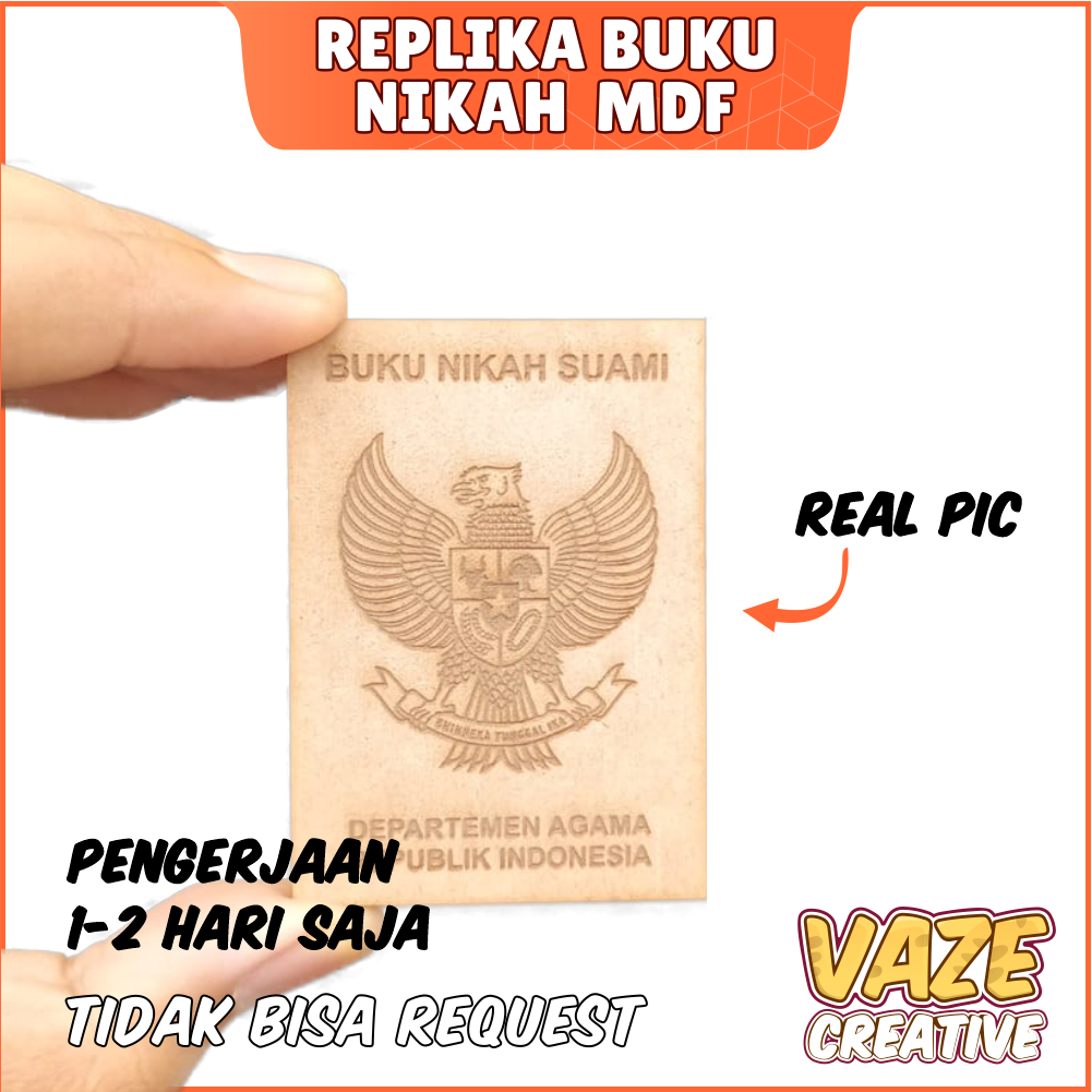 BUKU NIKAH replika miniatur buku nikah |buku nikah hiasan mahar/scrabbook buku nikah kecil nikahan M