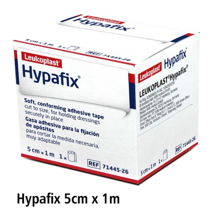 Hypafix 5cm x 1meter / Hepafix 5cm x 1m / Hipafix 5x1 Pleater Putih