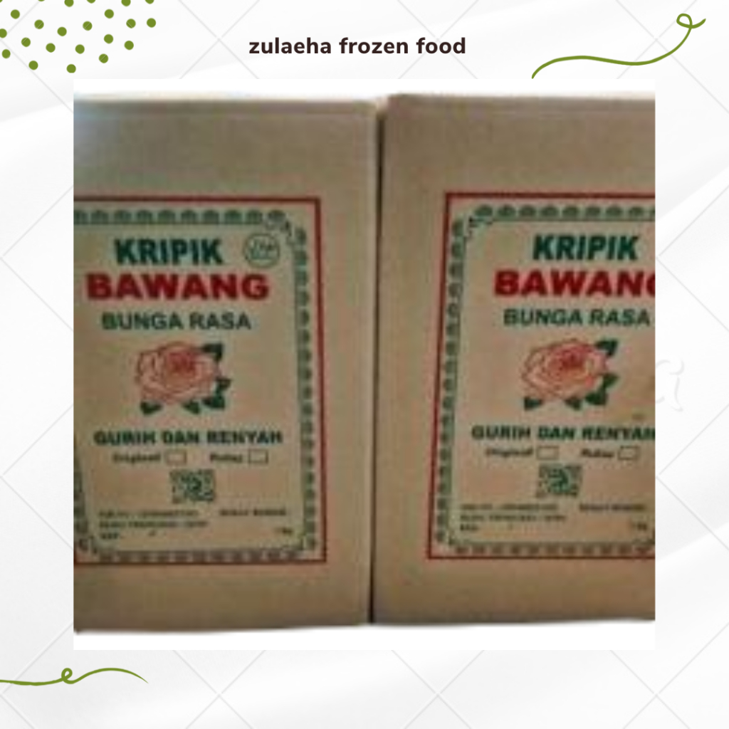 

Kripik Bawang Gaya Baru Cap Bunga Rasa Keripik Bawang 1kg Gaya Baru Cap Bunga Rasa