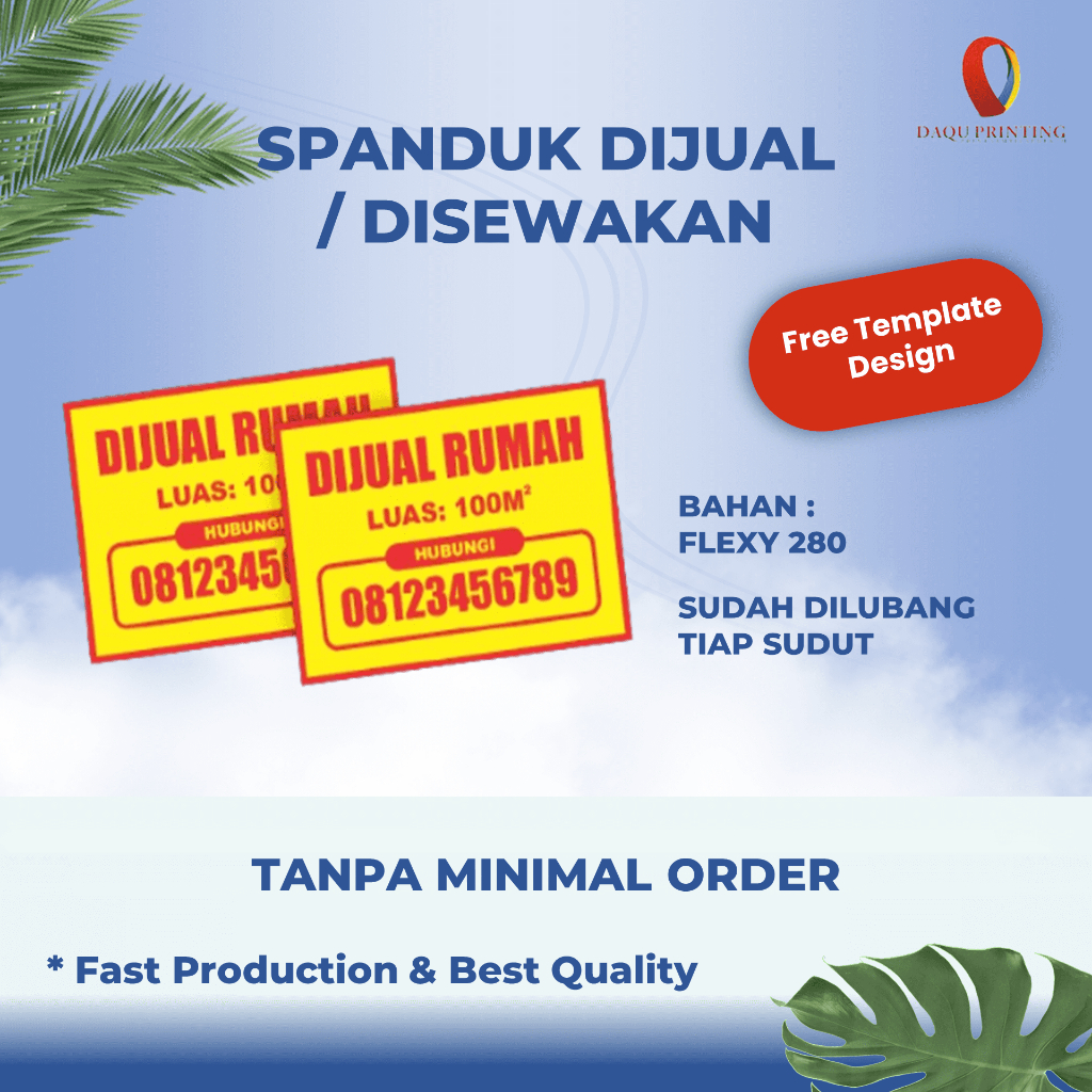 SPANDUK RUMAH INI DI KONTRAKAN / DIJUAL