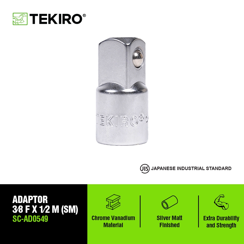 TEKIRO ADAPTOR 3/8 FEMALEALE X 1/2 MALE /ADAPTOR