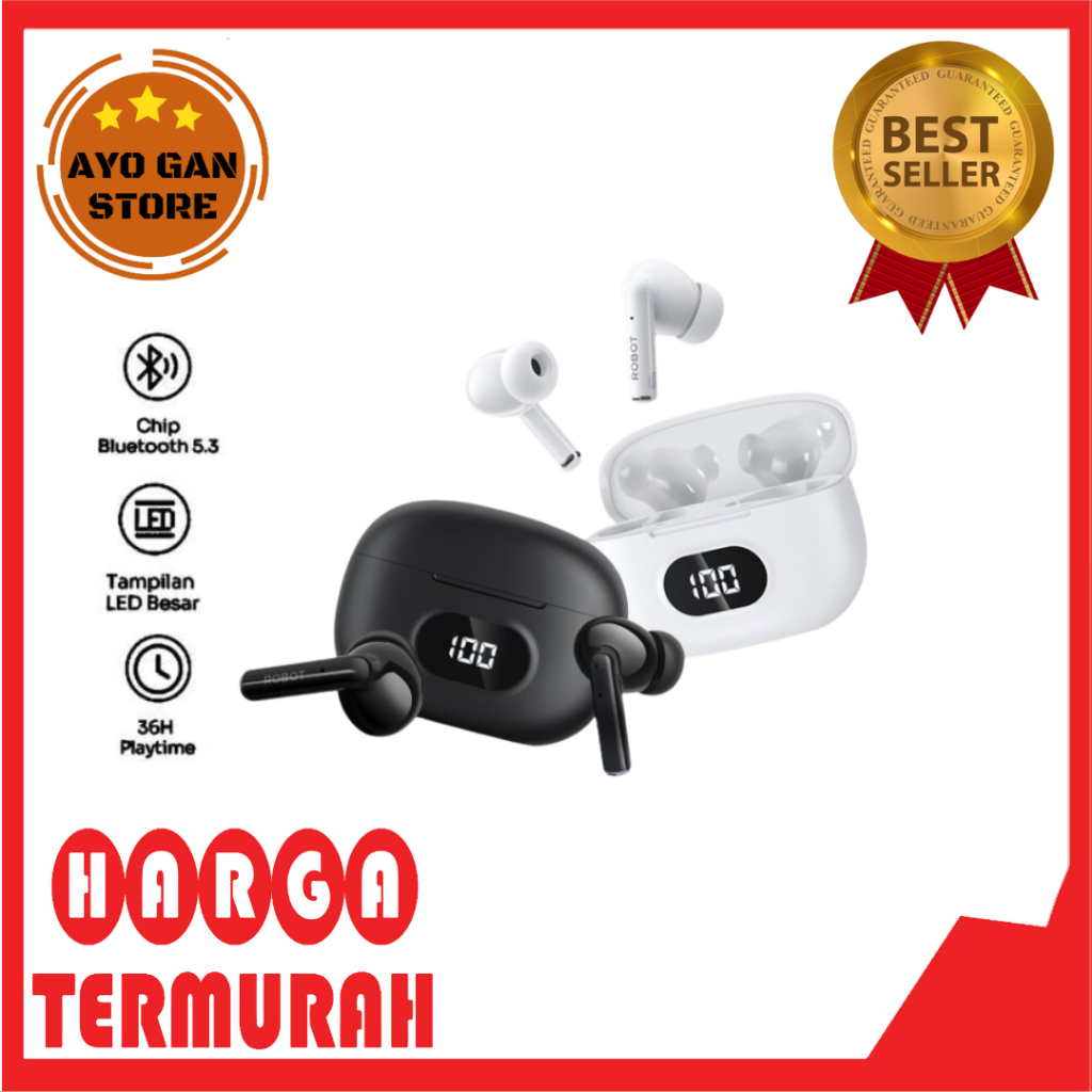 Robot Headset Bluetooth Airbuds T70