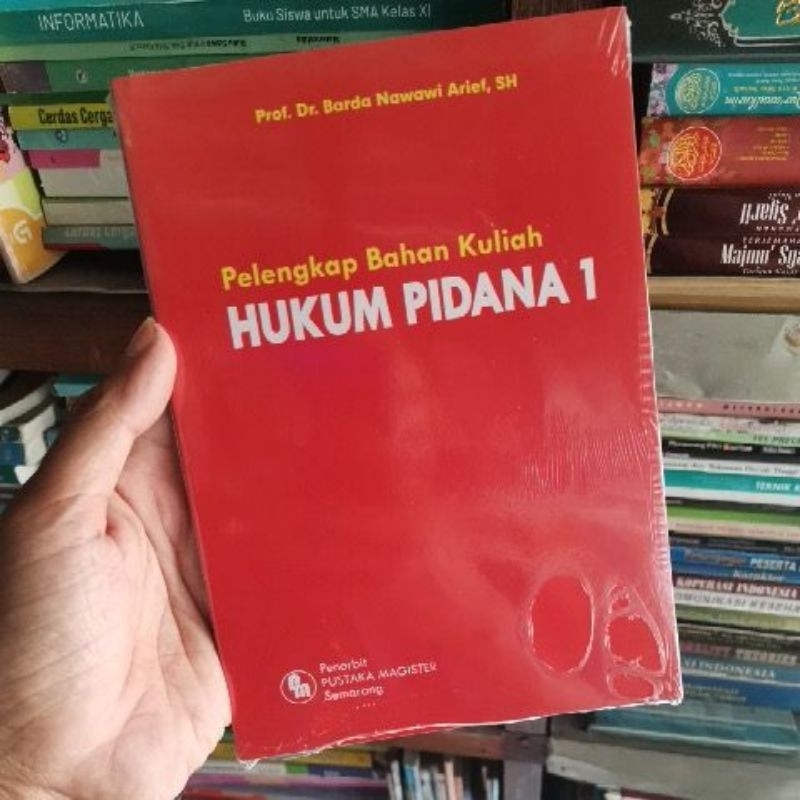 

Pelengkap hukum pidana 1 prof barda nawawi arief