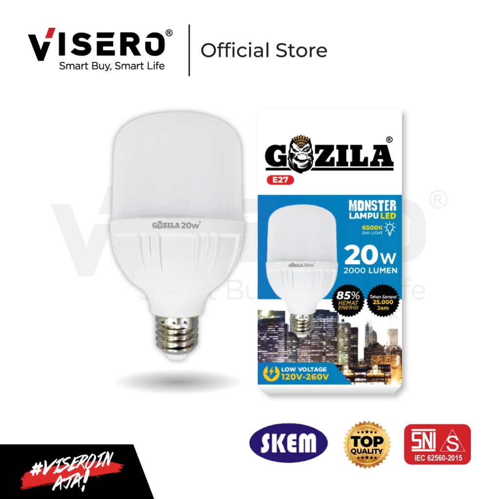 Lampu Bulb LED GOZILA 20 Watt