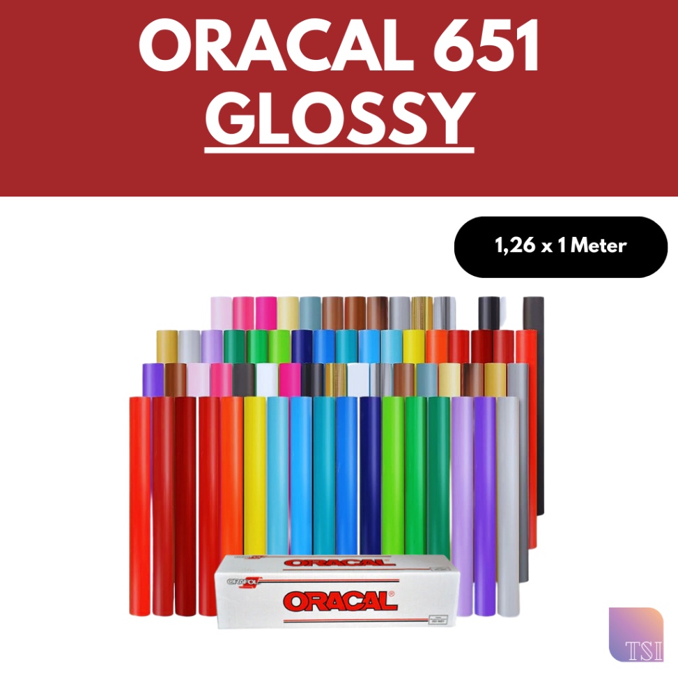 

DSH113 Dijamin Ori Oracal Stiker Glossy 651 Warna 1 Meter